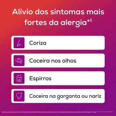Allegra 120mg Antial&eacute;rgico com 20 Comprimidos