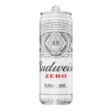 Cerveja Budweiser Zero Álcool Lata 350ml