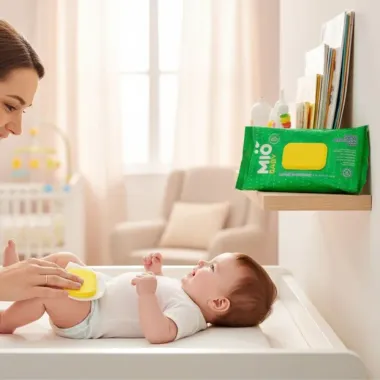 Lenço Umedecido Mió Baby com 96 Unidades