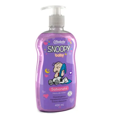 Sabonete Líquido Cottonbaby Snoopy Baby Hora de Ninar 400ml