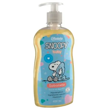 Sabonete Líquido Cottonbaby Snoopy Baby Toque de Algodão 400ml