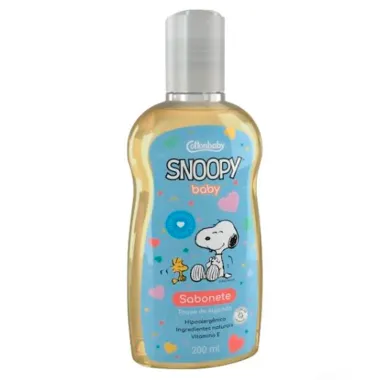 Sabonete Líquido Cottonbaby Snoopy Baby Toque de Algodão 200ml