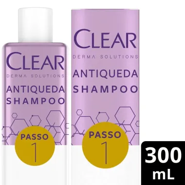 Shampoo CLEAR Derma Solutions Antiqueda 300 ml