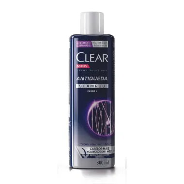 Shampoo CLEAR Men Derma Solutions Antiqueda 300ml