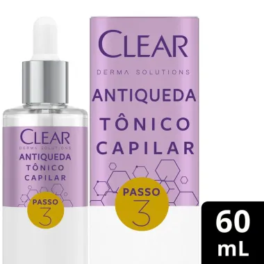 Tônico Clear Derma Solutions Antiqueda 60ml