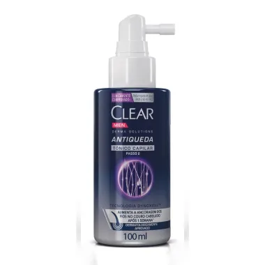 Tônico CLEAR Men Derma Solutions Antiqueda 100 ml