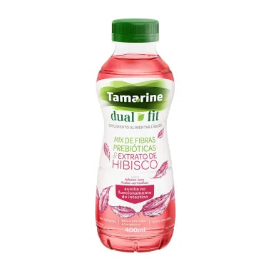 Tamarine Dual Fit Suplemento Alim S Hibisco/ Frutas Vermelhas Z/Aç 400ml