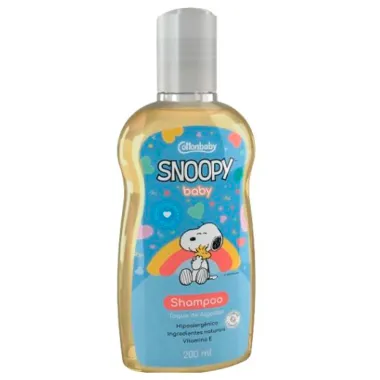 Shampoo Cottonbaby Snoopy Baby Toque de Algodão 200ml