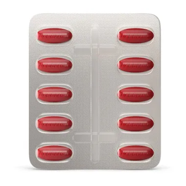 Tylenol DC Múltiplas Dores Paracetamol 500mg + Cafeína 65mg com 20 Comprimidos Revestidos