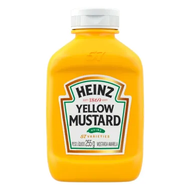 Mostarda Amarela Heinz Squeeze 255g