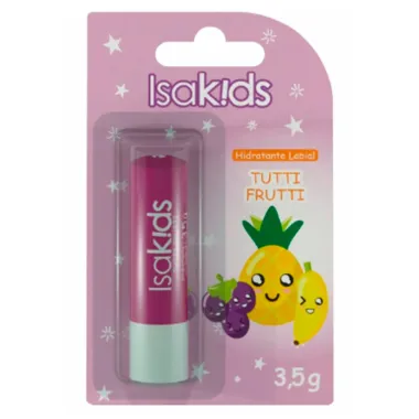 Hidratante Labial Isakids Sabor Tutti Frutti 3,5g