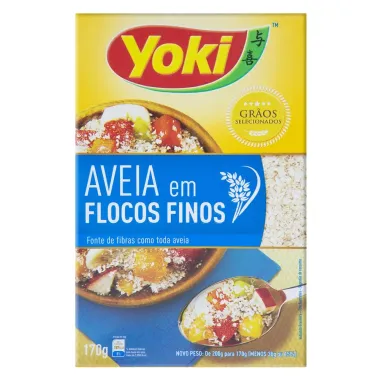 Aveia em Flocos Finos Yoki 170g