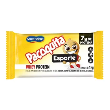 Paçoquita Esporte Santa Helena Whey Protein 18g