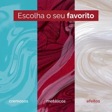 Esmalte Risqu&eacute; Voltei! Comigo Ningu&eacute;m Cobre Met&aacute;lico 8ml
