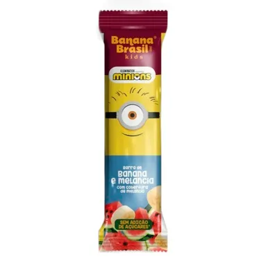 Barra de Fruta Banana Brasil Kids Melancia Frente