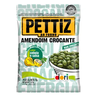 Amendoim Pettiz Crocante Cebola e Salsa 70g