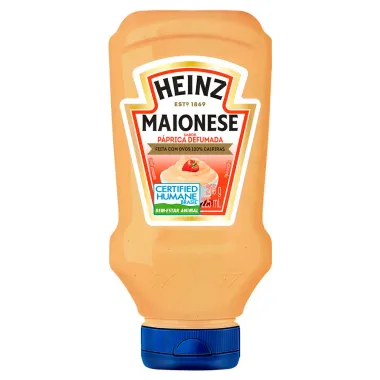 Maionese Heinz Páprica Defumada Squeeze 215g