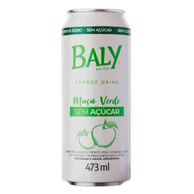 Energético Baly Maçã Verde Zero Açúcar 473ml