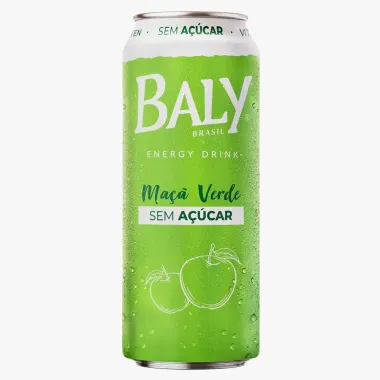 Energético Baly Maçã Verde Zero Açúcar 473ml