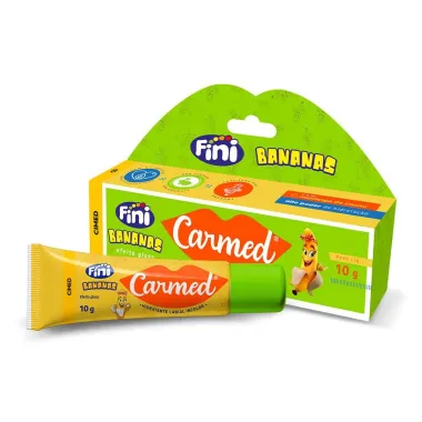 Hidratante Labial Carmed Fini Bananas Efeito Gloss Incolor 10g