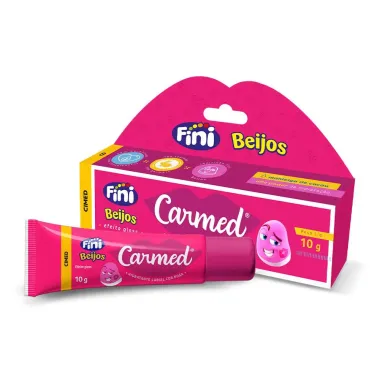 Hidratante Labial Carmed Fini Beijos Efeito Gloss com Cor 10g