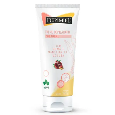 Creme Depilatório Corporal Depimiel Romã e Manteiga de Ucuuba 120g Bisnaga