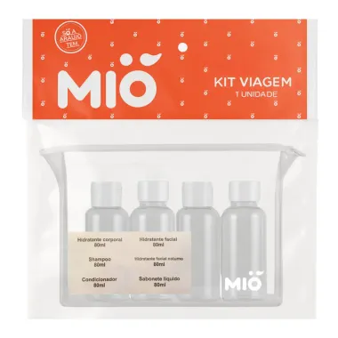 Kit Viagem Mi&oacute; com 4 Frascos de 80ml cada