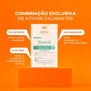 Sabonete em Barra Suavi&eacute; Pele Sens&iacute;vel 70g
