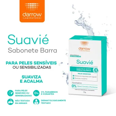 Sabonete em Barra Suavi&eacute; Pele Sens&iacute;vel 70g