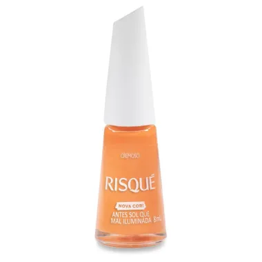 Esmalte Risqué Cremoso Nova Cor Antes Sol que Mal Iluminada 8ml