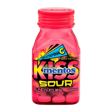 Bala Mentos Sour Frasco