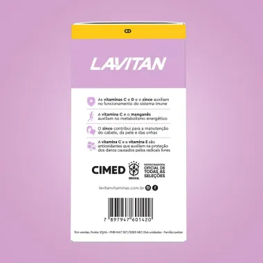 Lavitan 50+ Mulher Suplemento Alimentar com 60 Comprimidos