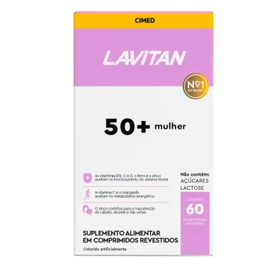 Lavitan 50+ Mulher Frasco Frente