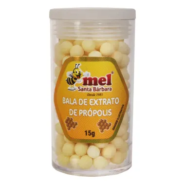 Bala de Extrato de Própolis Mel Santa Bárbara 15g