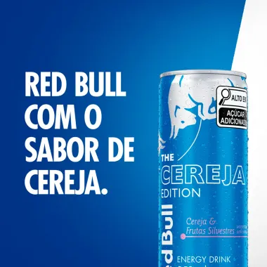 Energético Red Bull The Winter Edition Sabor Cereja e Frutas Silvestres 250ml