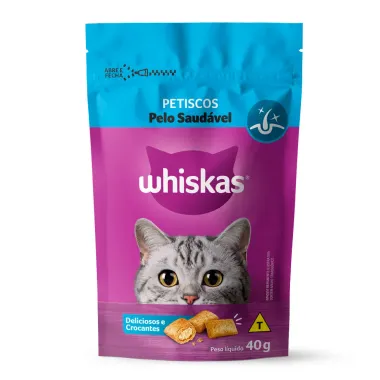 Petisco para Gato Whiskas Pelo Saudável 40g