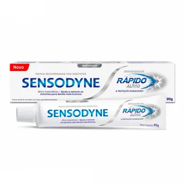 Creme Dental Sensodyne Branqueador Rápido Alívio 90g