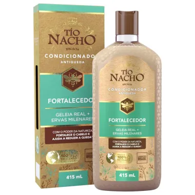 Condicionador Antiqueda Tío Nacho Fortalecedor 415ml Caixa e Frasco