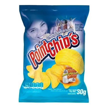 Batata Point Chips Sabor Natural 30g