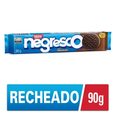 Biscoito Negresco Nestl&eacute; Recheado Chocolate 90g