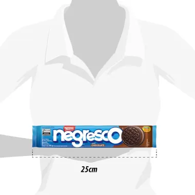Biscoito Negresco Nestl&eacute; Recheado Chocolate 90g