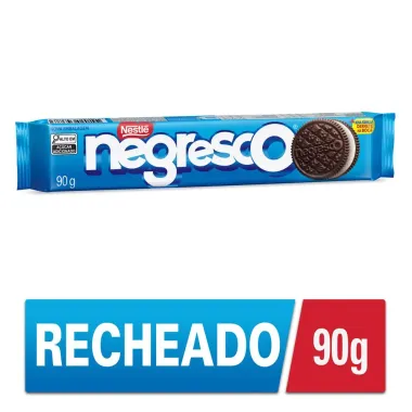 Biscoito Negresco Nestl&eacute; Recheado Baunilha 90g