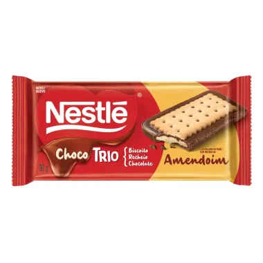 Chocotrio Nestlé Amendoim 90g