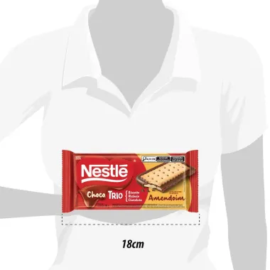 Chocotrio Nestlé Amendoim 90g