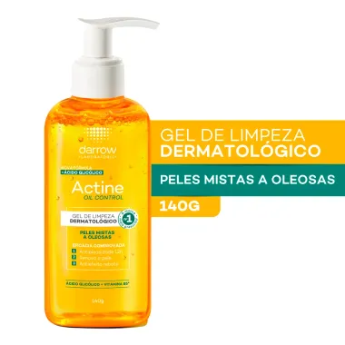 Actine Oil Control Gel de Limpeza Pele Mistas a Oleosas 140g