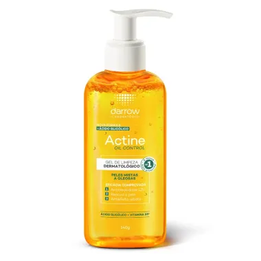 Actine Oil Control Gel de Limpeza Pele Mistas a Oleosas 140g