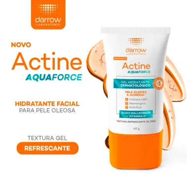 Actine Aquaforce Gel Hidratante Facial Pele Oleosa a Acneica 40g