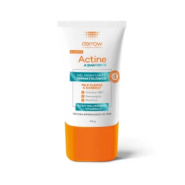 Actine Aquaforce Gel Hidratante Facial Pele Oleosa a Acneica 40g