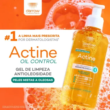 Actine Control Gel de Limpeza Pele Mista a Oleosa 240g