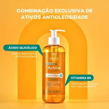 Actine Control Gel de Limpeza Pele Mista a Oleosa 240g